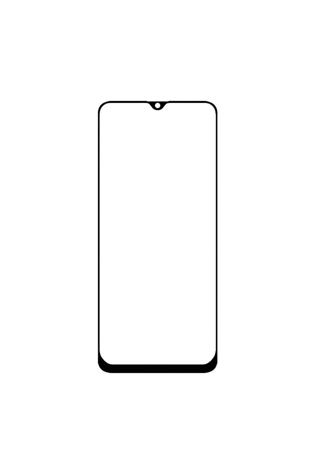 Samsung Galaxy M02S Okalı Dokunmatik Ön Cam - EKRAN DEĞİLDİR