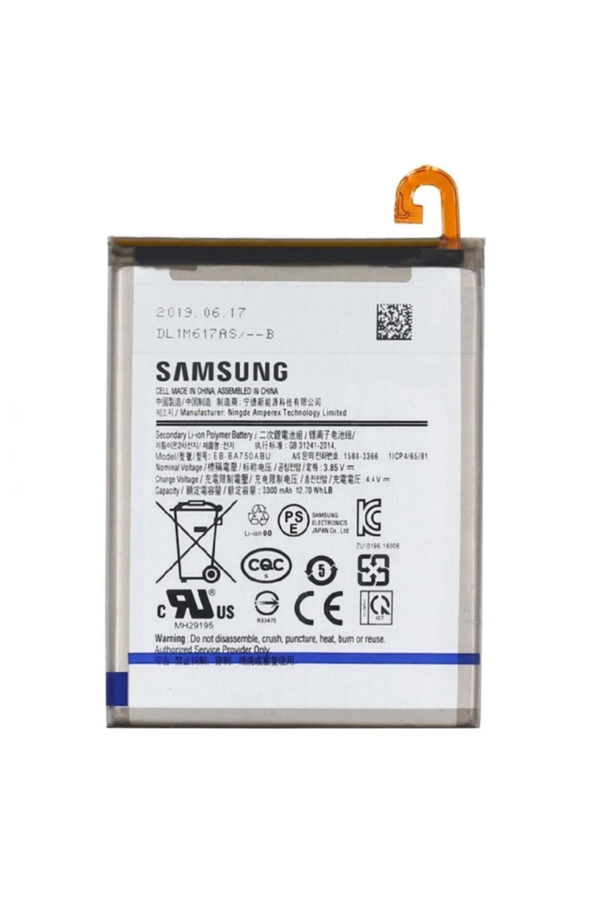 Samsung Galaxy M10 EB-BA750A Pil Batarya 3400 mAh