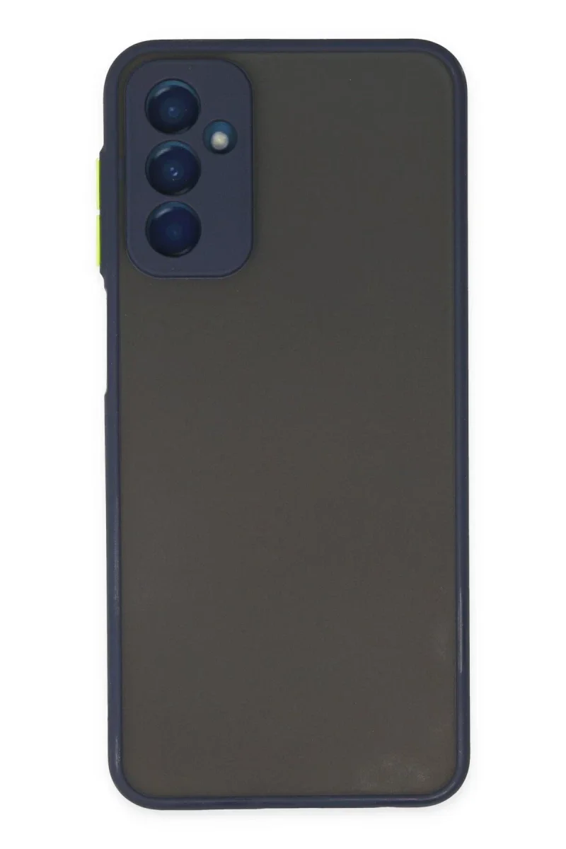 Samsung Galaxy M13 Kılıf Montreal Silikon Kapak - Lacivert