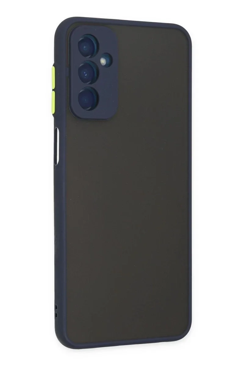 Samsung Galaxy M13 Kılıf Montreal Silikon Kapak - Lacivert