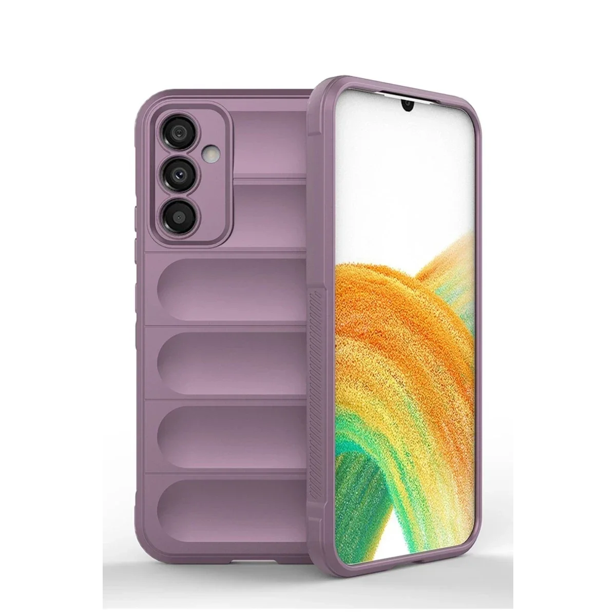 Samsung Galaxy M14 5G Kılıf Optimum Silikon - Mor Samsung Galaxy M14 5G Kılıf Optimum Silikon - Mor