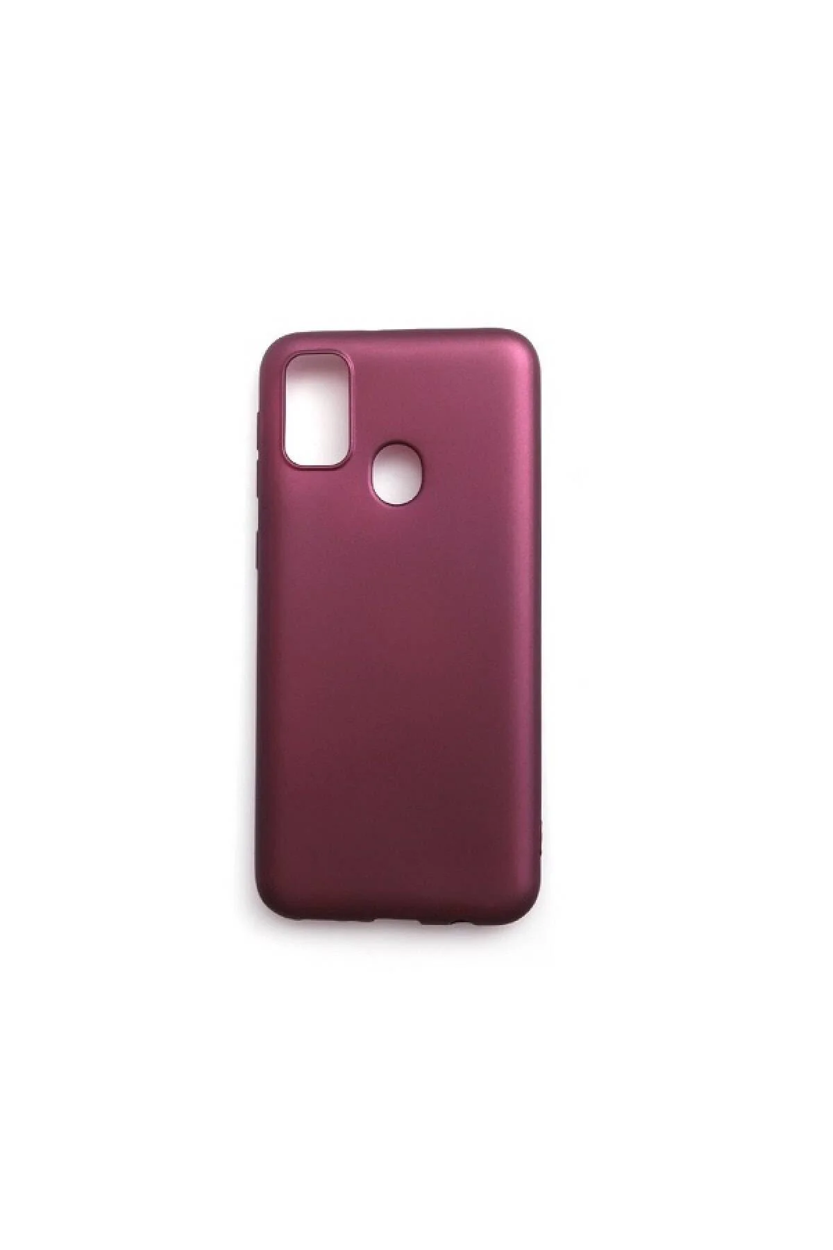 Samsung Galaxy M21 Premium Silikon Kılıf Mor