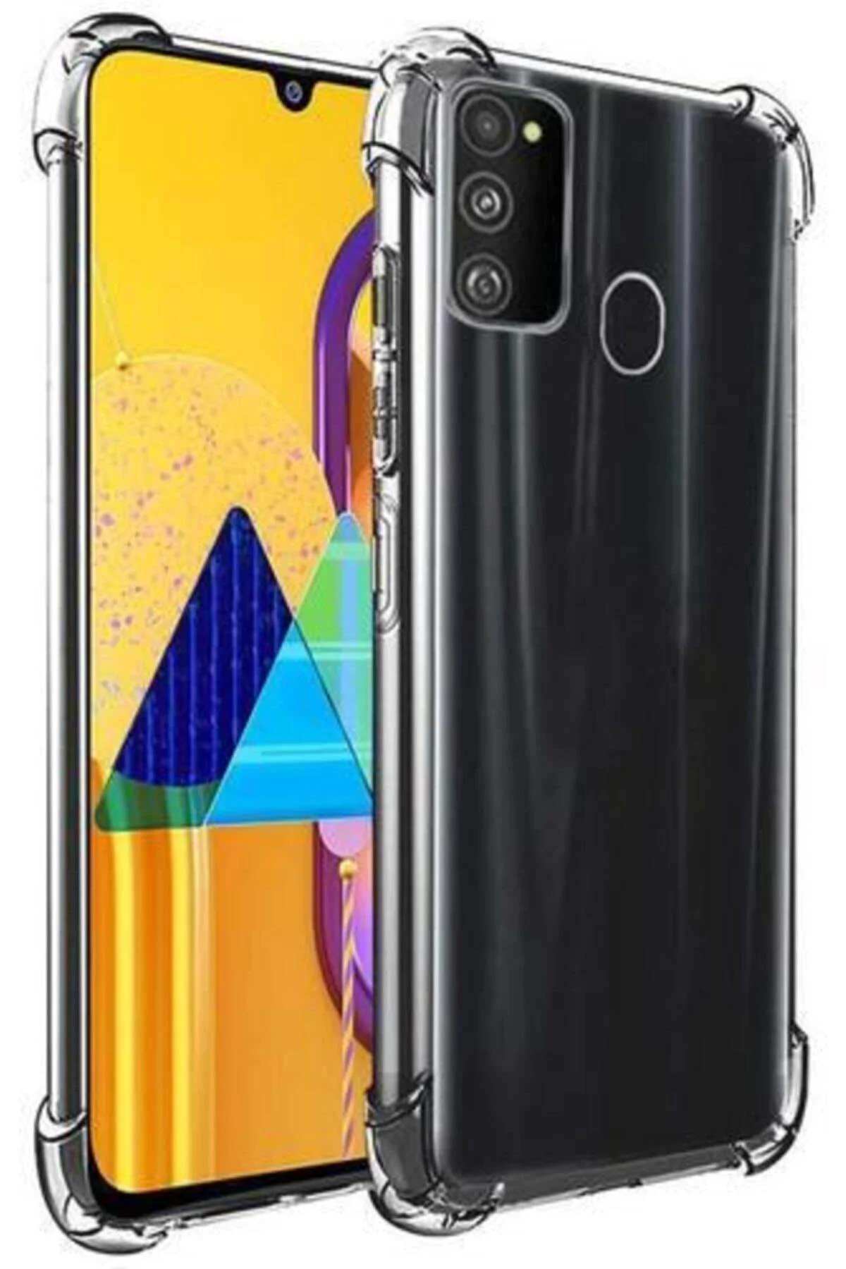 Samsung Galaxy M21 Şeffaf Tank Silikon Kapak