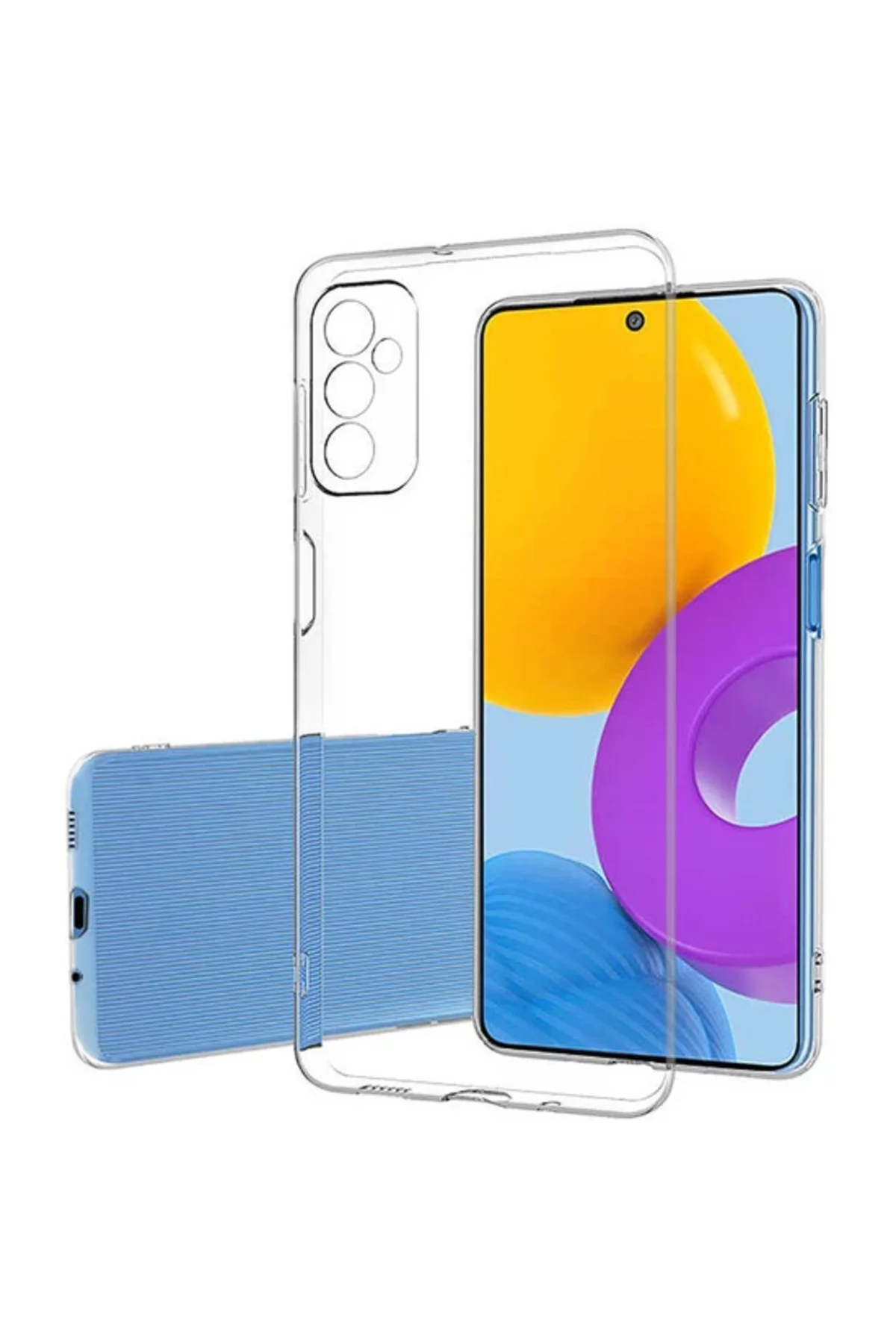 Samsung Galaxy M23 2.0 Mm Korumalı Şeffaf Silikon Kılıf