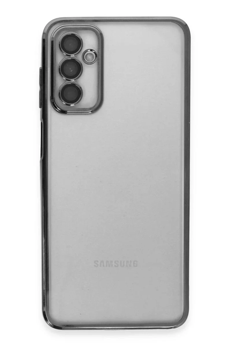Samsung Galaxy M23 Kılıf Razer Lensli Silikon - Siyah