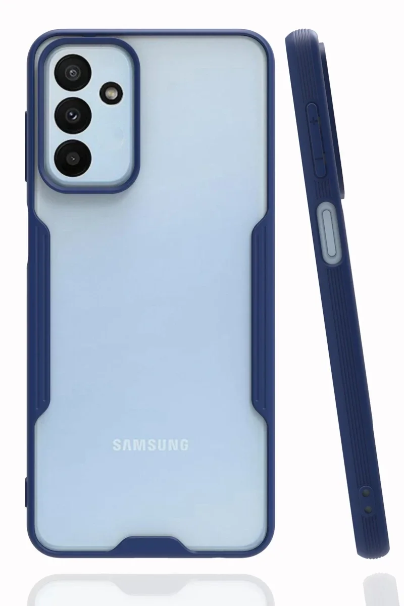 Samsung Galaxy M23 Kılıf Platin Silikon - Lacivert Samsung Galaxy M23 Kılıf Platin Silikon - Lacivert