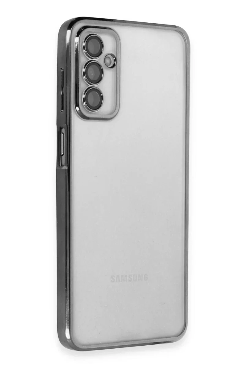 Samsung Galaxy M23 Kılıf Razer Lensli Silikon - Siyah