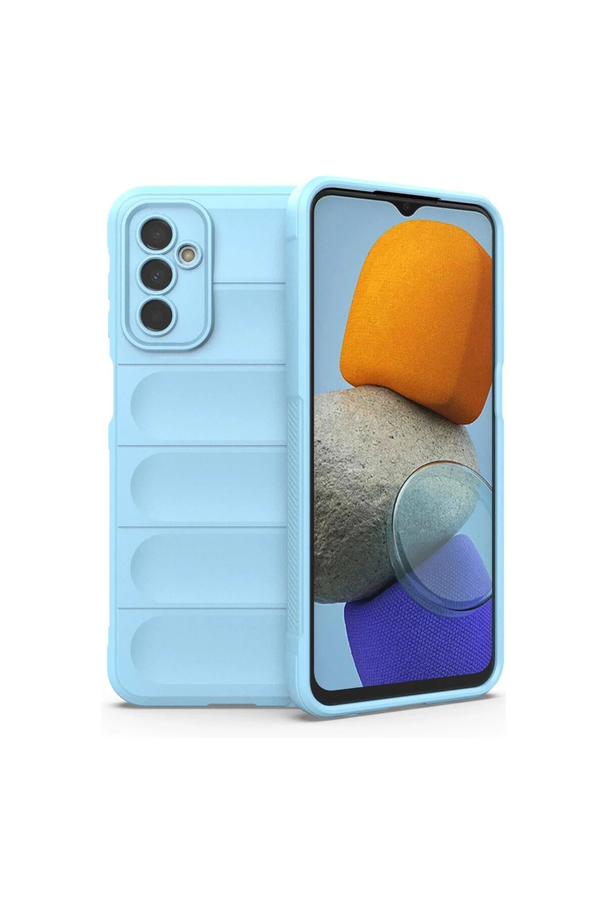 Samsung Galaxy M23 Kılıf Optimum Silikon - Sky Blue