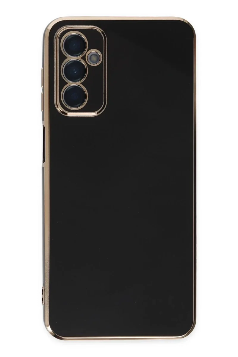 Samsung Galaxy M23 Kılıf Volet Silikon - Siyah Samsung Galaxy M23 Kılıf Volet Silikon - Siyah