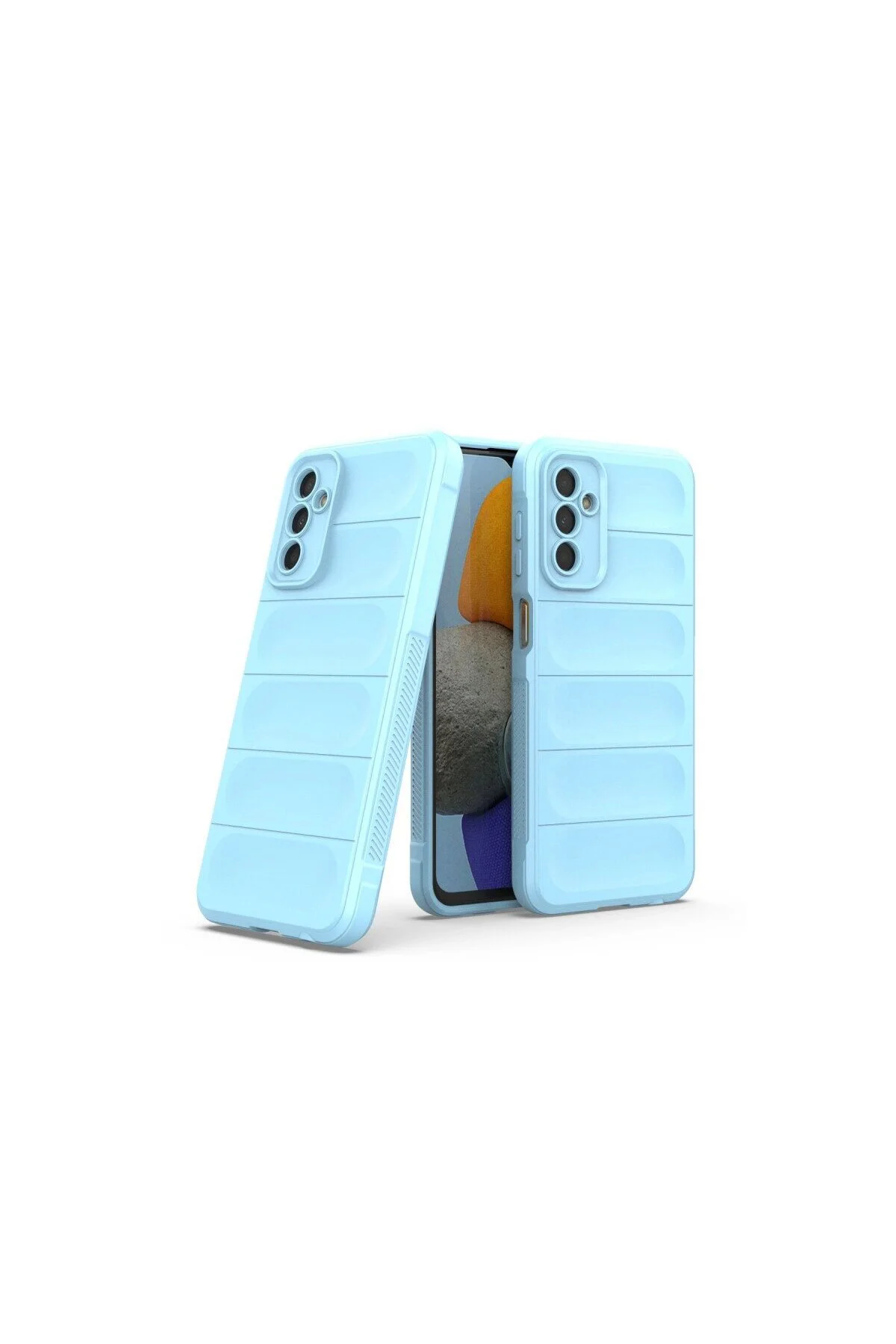 Samsung Galaxy M23 Kılıf Optimum Silikon - Sky Blue