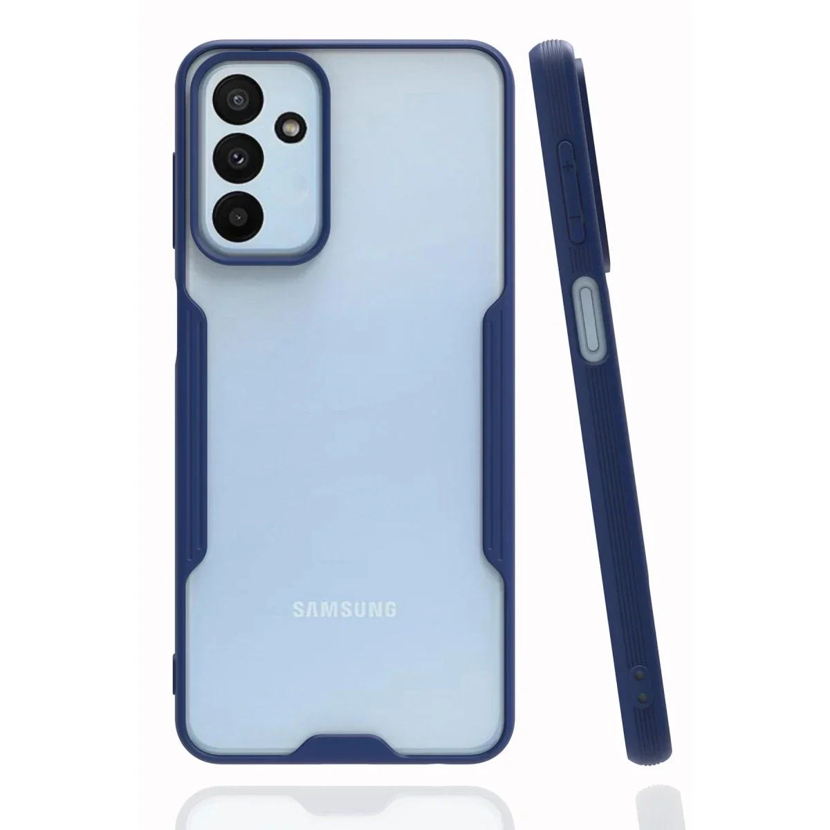 Samsung Galaxy M23 Kılıf Platin Silikon - Lacivert Samsung Galaxy M23 Kılıf Platin Silikon - Lacivert