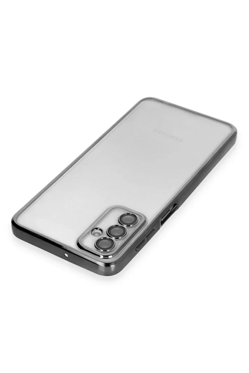 Samsung Galaxy M23 Kılıf Razer Lensli Silikon - Siyah