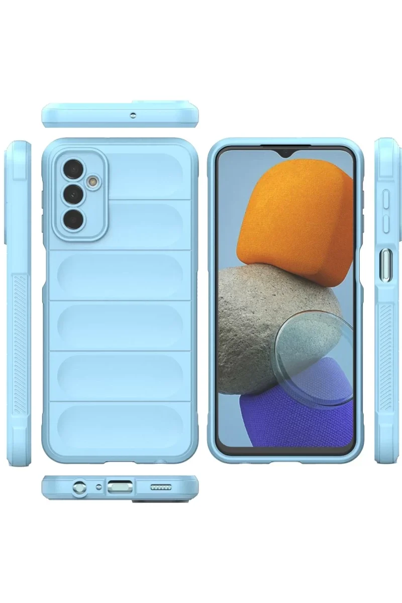 Samsung Galaxy M23 Kılıf Optimum Silikon - Sky Blue Samsung Galaxy M23 Kılıf Optimum Silikon - Sky Blue