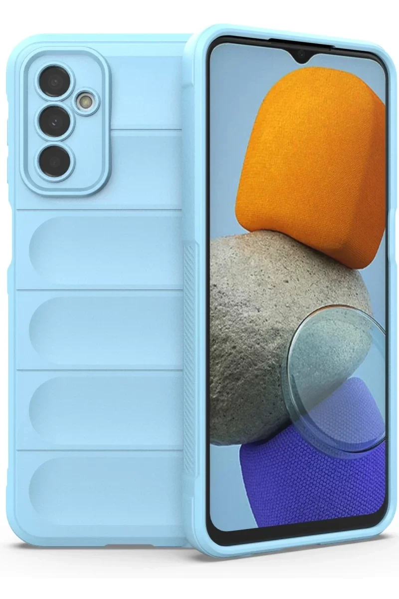 Samsung Galaxy M23 Kılıf Optimum Silikon - Sky Blue Samsung Galaxy M23 Kılıf Optimum Silikon - Sky Blue