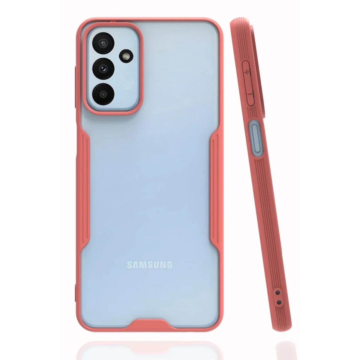 Samsung Galaxy M23 Kılıf Platin Silikon - Pembe
