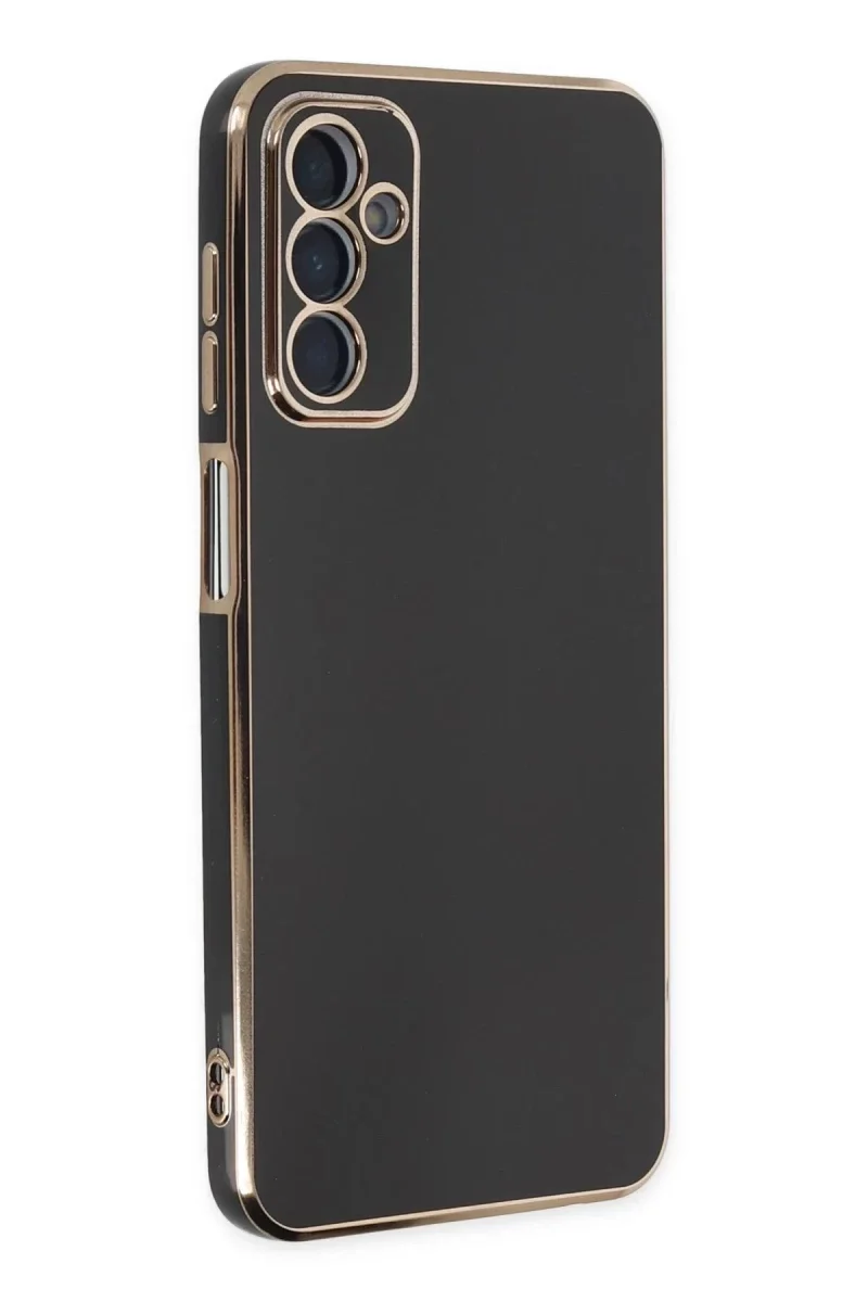 Samsung Galaxy M23 Kılıf Volet Silikon - Siyah Samsung Galaxy M23 Kılıf Volet Silikon - Siyah