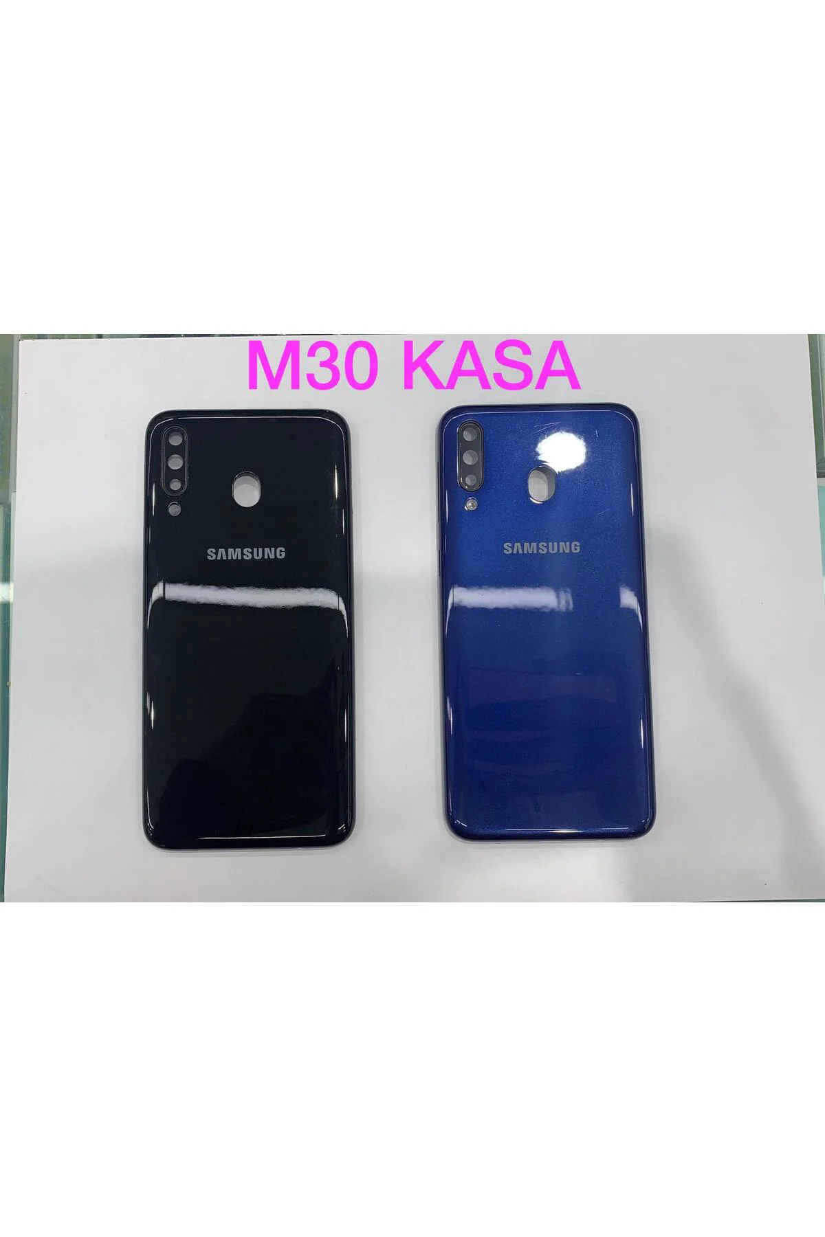 Samsung Galaxy M30 Kasa Kapak - Yan Tuşlar Dahil Siyah
