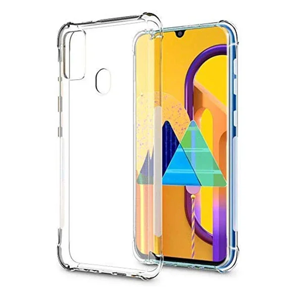 Samsung Galaxy M30S Anti-Drop Darbe Emici Silikon Kılıf - Şok Absorbe