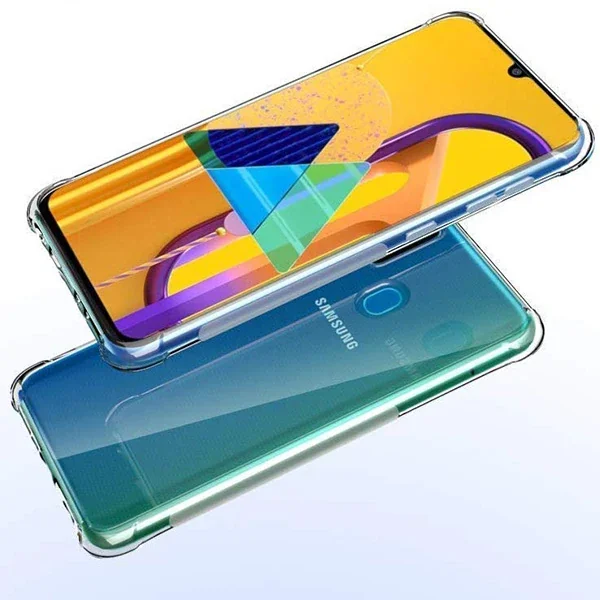 Samsung Galaxy M30S Anti-Drop Darbe Emici Silikon Kılıf - Şok Absorbe