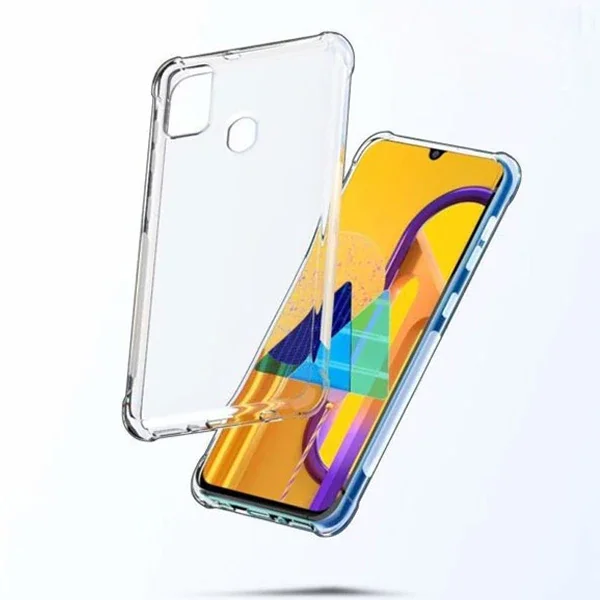 Samsung Galaxy M30S Anti-Drop Darbe Emici Silikon Kılıf - Şok Absorbe
