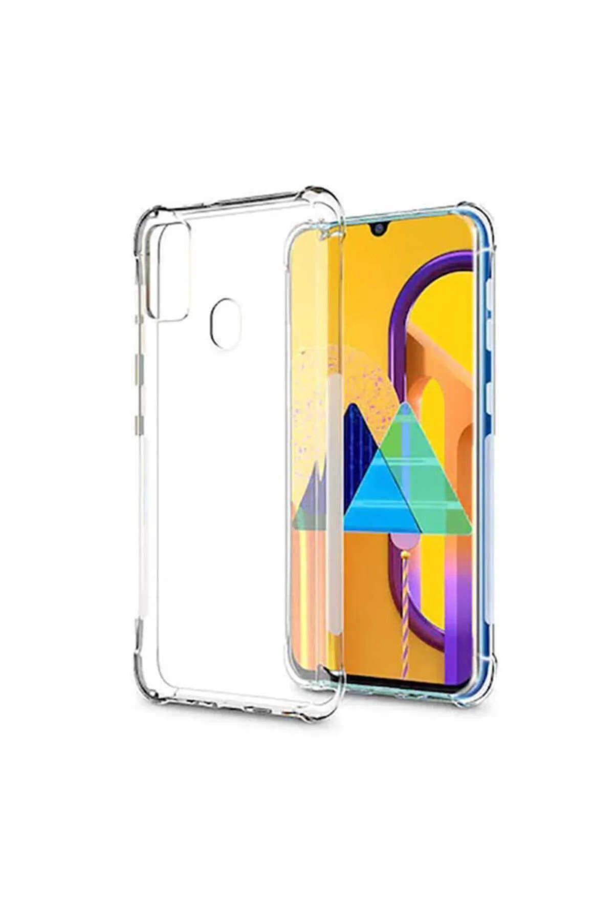 Samsung Galaxy M30S Şeffaf Tank Silikon Kapak