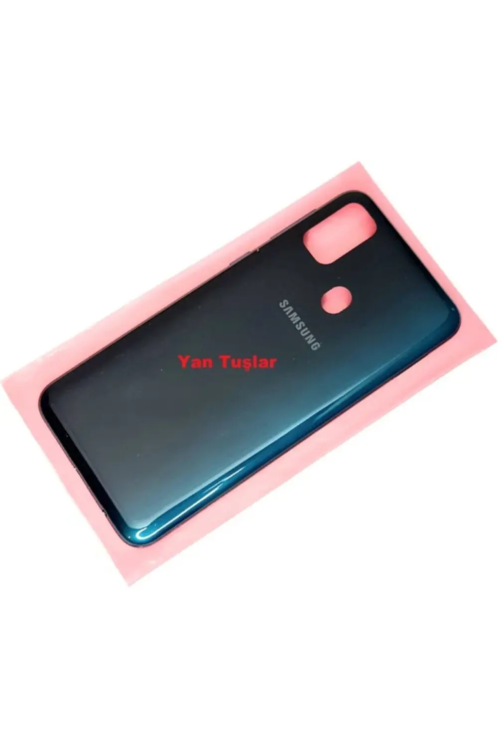 Samsung Galaxy M30S KASA Arka Pil Batarya Kapağı Beyaz