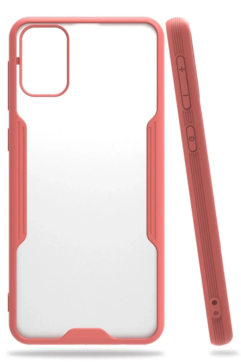Samsung Galaxy M31 Kılıf Platin Silikon - Pembe