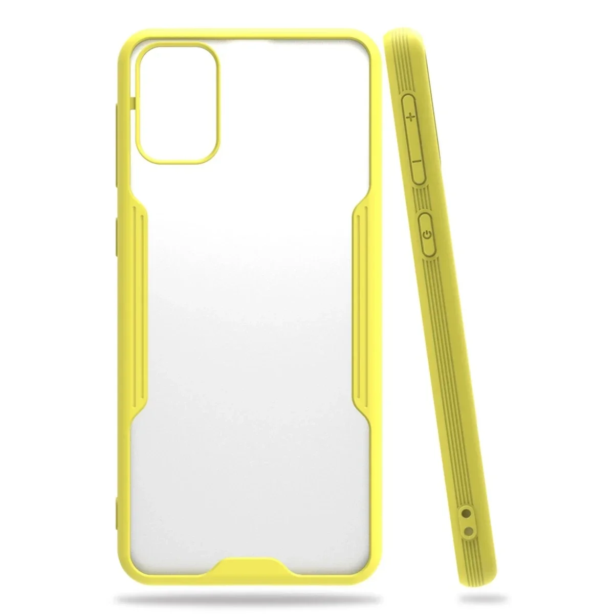 Samsung Galaxy M31 Kılıf Platin Silikon - Sarı