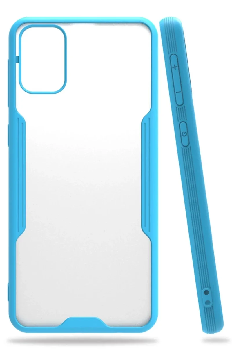 Samsung Galaxy M31 Kılıf Platin Silikon - Mavi