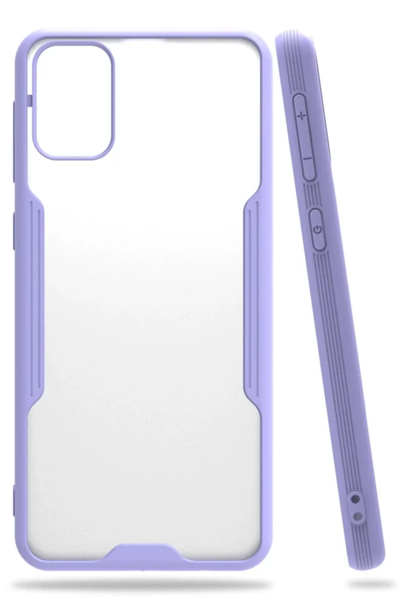 Samsung Galaxy M31 Kılıf Platin Silikon - Lila Samsung Galaxy M31 Kılıf Platin Silikon - Lila
