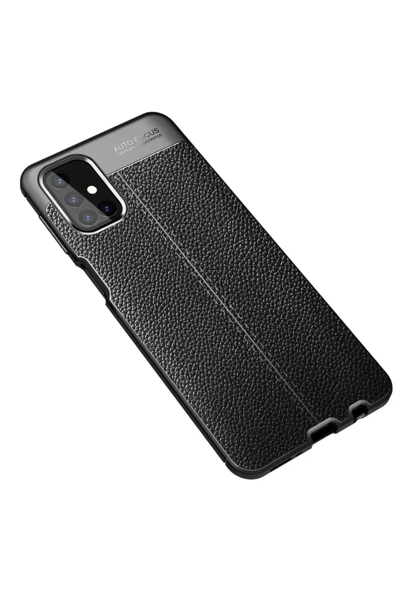 Samsung Galaxy M31S Kılıf Auto Focus Kapak - Siyah