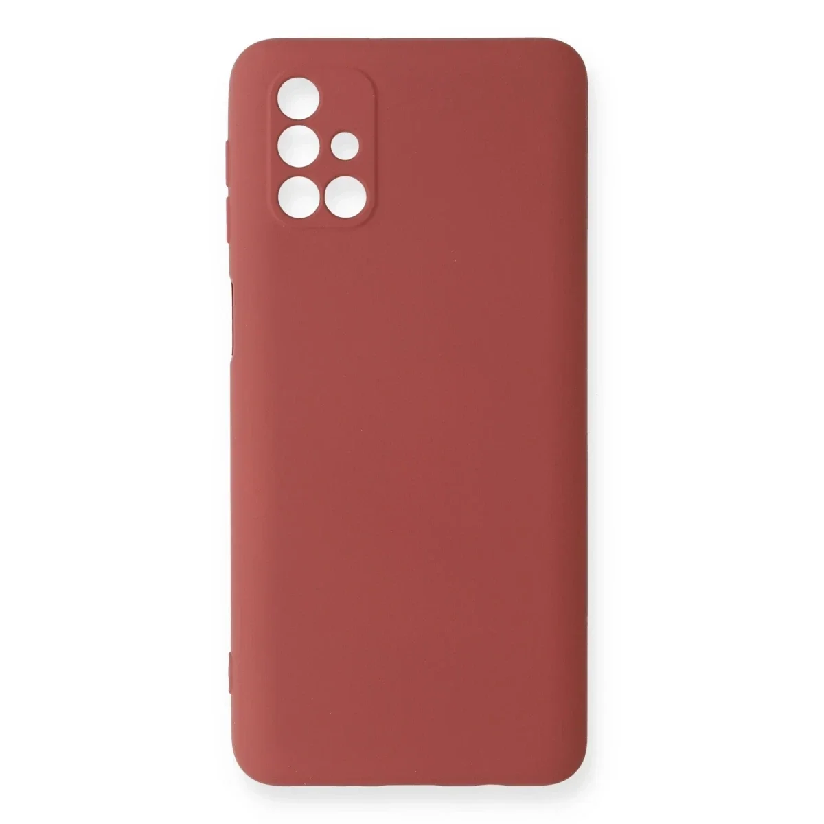 Samsung Galaxy M31S Kılıf Nano içi Kadife Silikon - Kiremit Samsung Galaxy M31S Kılıf Nano içi Kadife Silikon - Kiremit