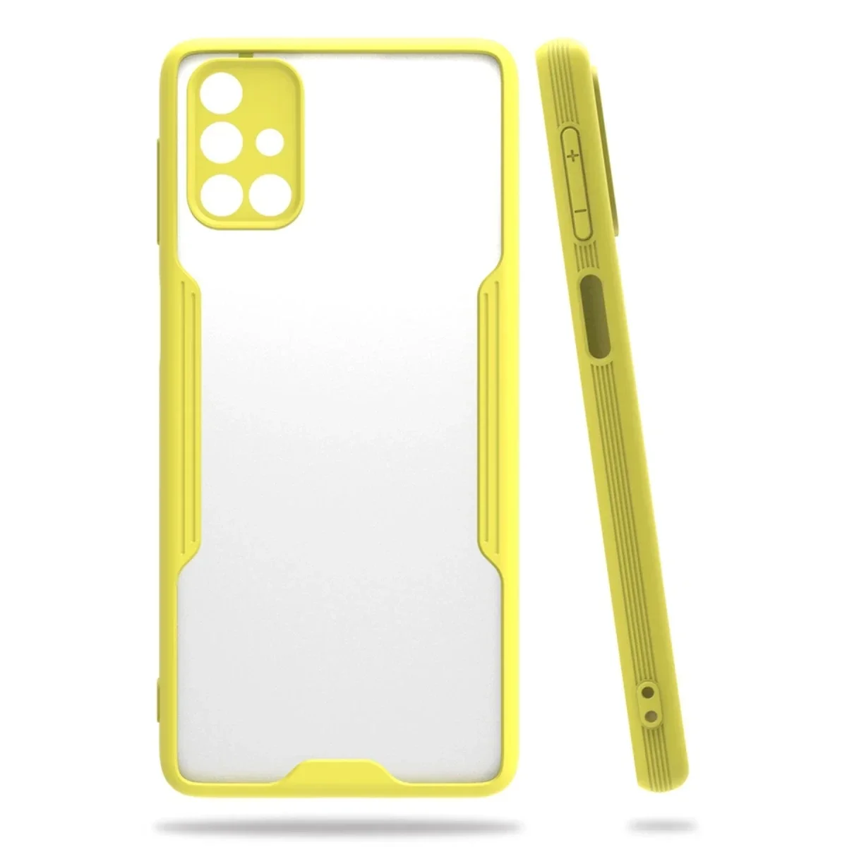 Samsung Galaxy M31S Kılıf Platin Silikon - Sarı Samsung Galaxy M31S Kılıf Platin Silikon - Sarı
