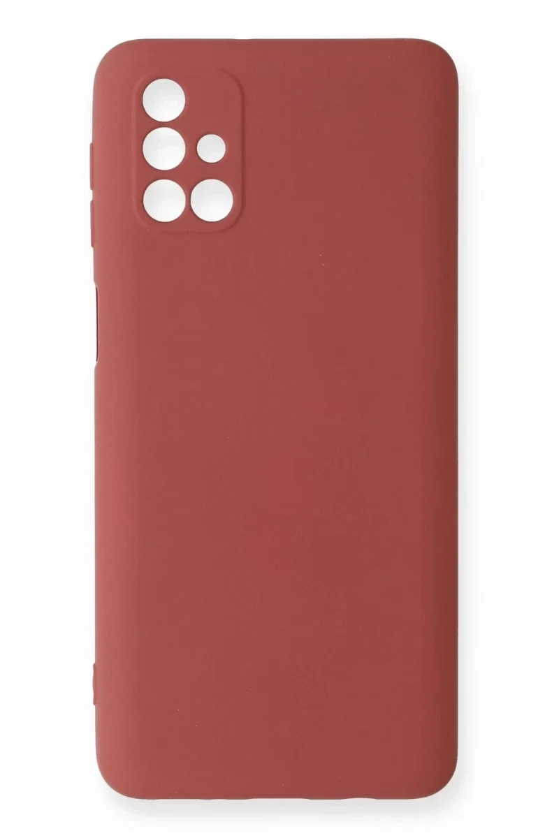 Samsung Galaxy M31S Kılıf Nano içi Kadife Silikon - Kiremit Samsung Galaxy M31S Kılıf Nano içi Kadife Silikon - Kiremit