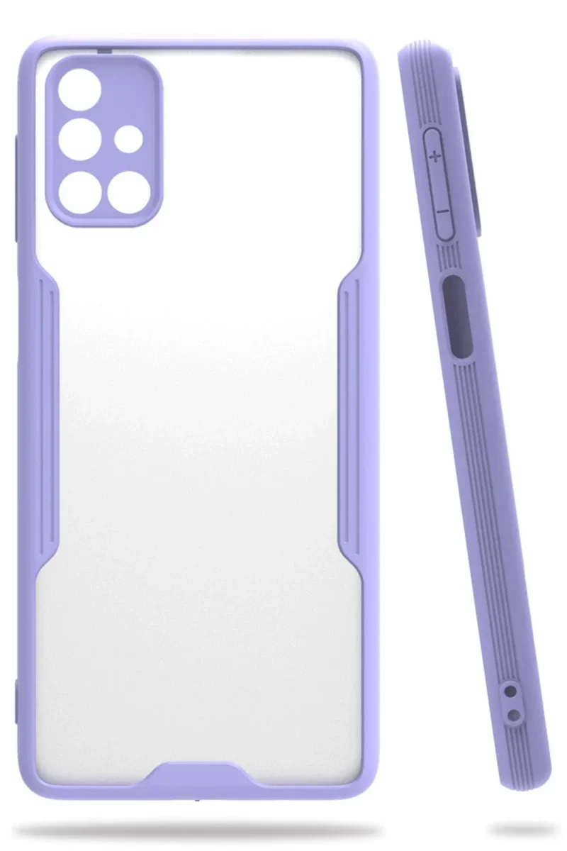 Samsung Galaxy M31S Kılıf Platin Silikon - Lila Samsung Galaxy M31S Kılıf Platin Silikon - Lila