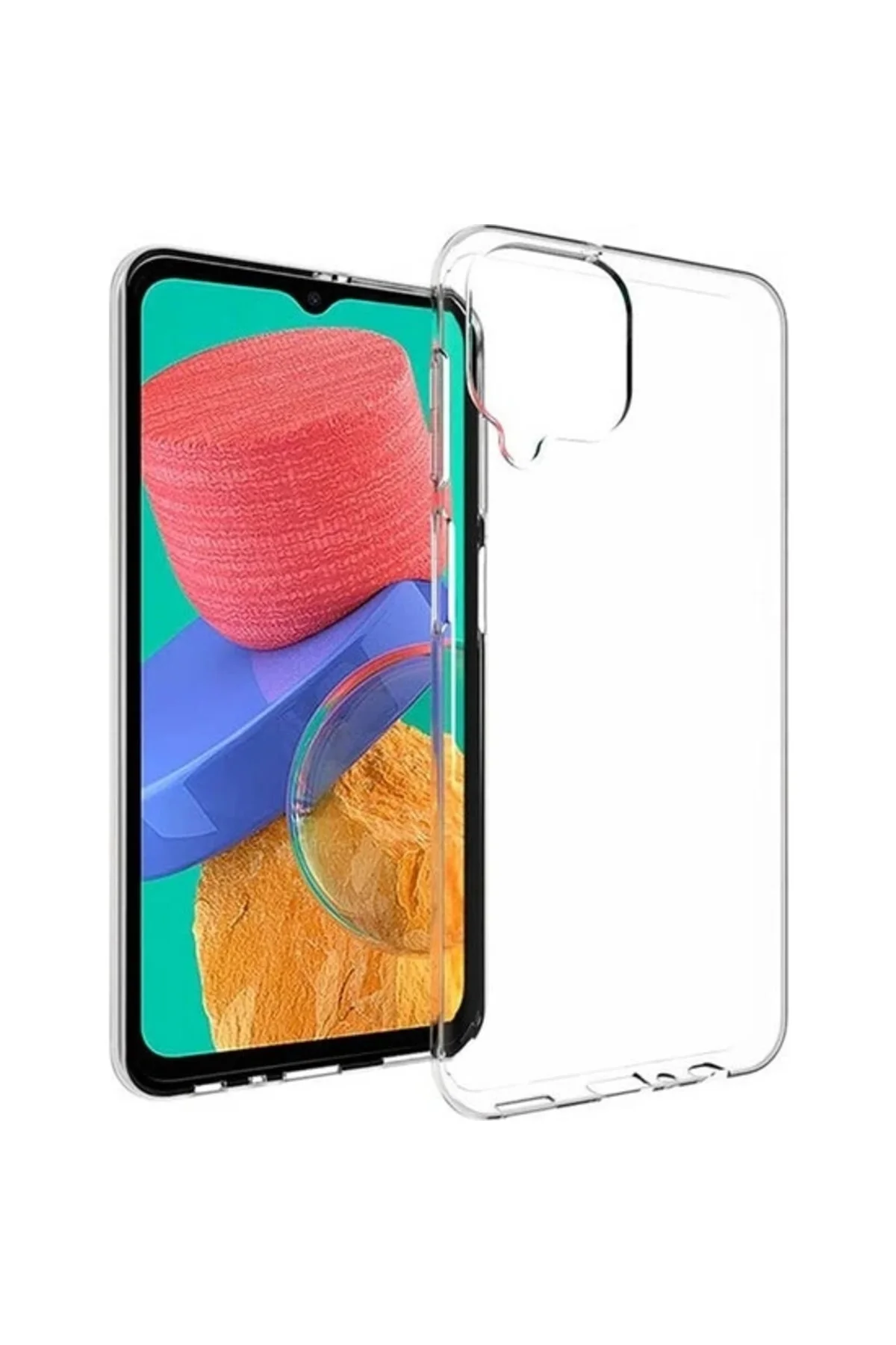 Samsung Galaxy M32 2.0 MM Korumalı Şeffaf Silikon Kılıf