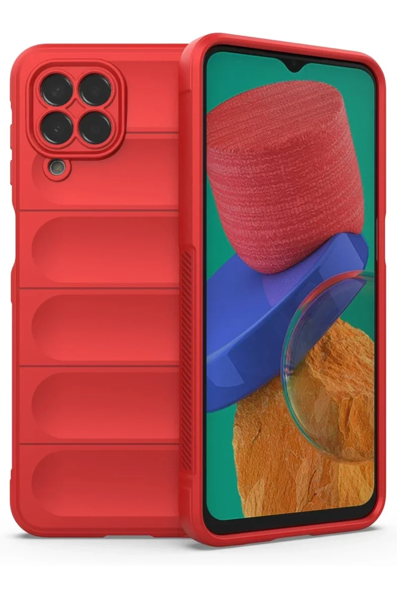 Samsung Galaxy M33 Kılıf Optimum Silikon - Kırmızı Fiyatı, Yorumları ve Özellikleri