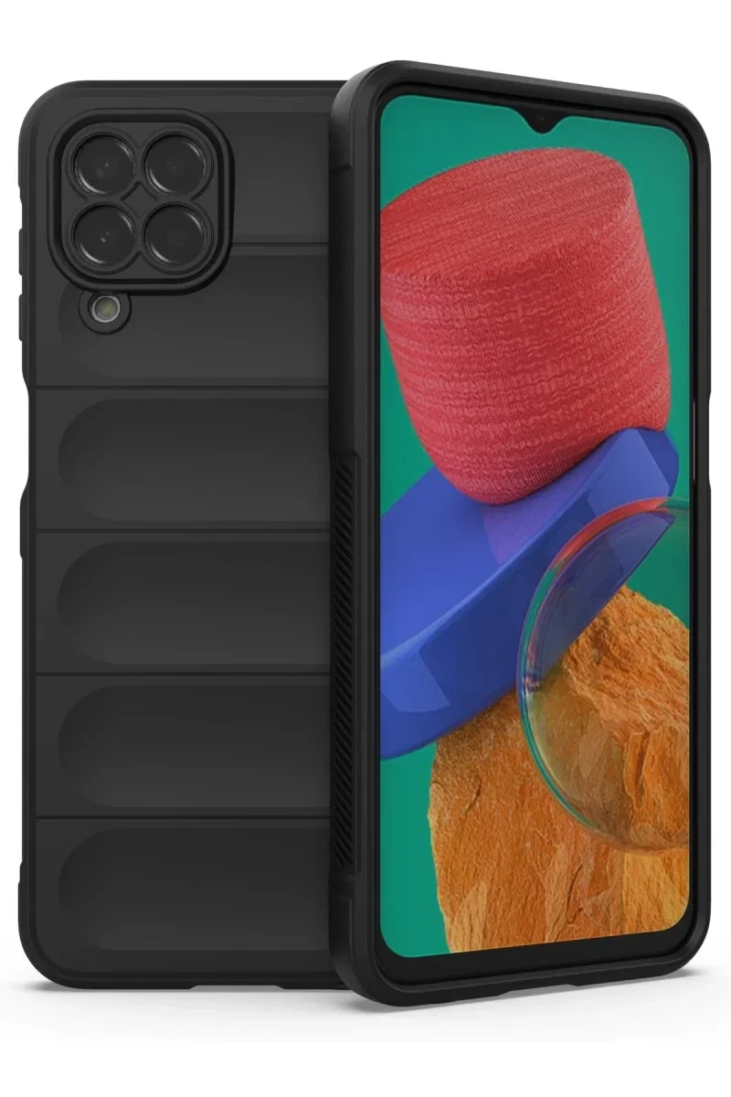 Samsung Galaxy M33 Kılıf Optimum Silikon - Siyah Samsung Galaxy M33 Kılıf Optimum Silikon - Siyah