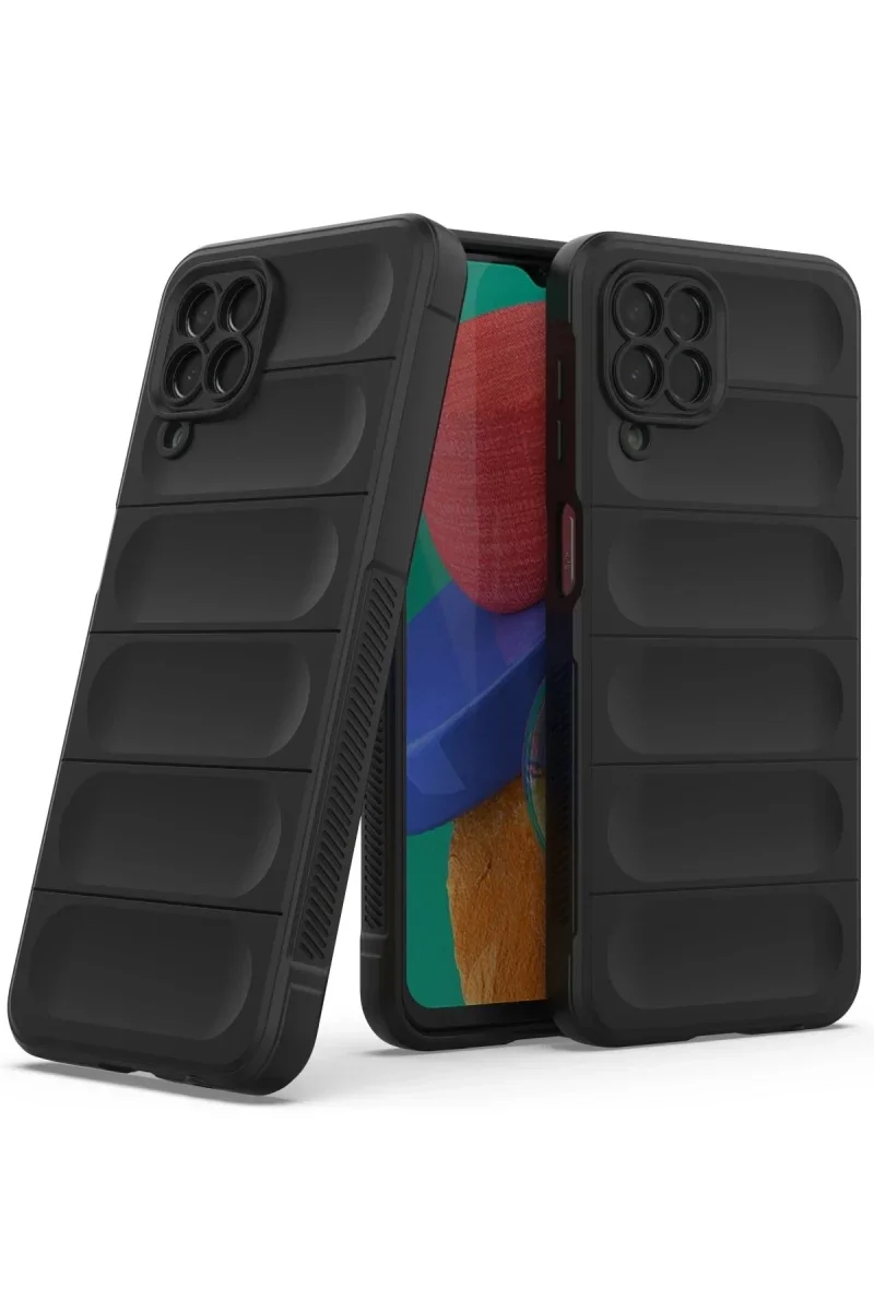 Samsung Galaxy M33 Kılıf Optimum Silikon - Siyah Samsung Galaxy M33 Kılıf Optimum Silikon - Siyah