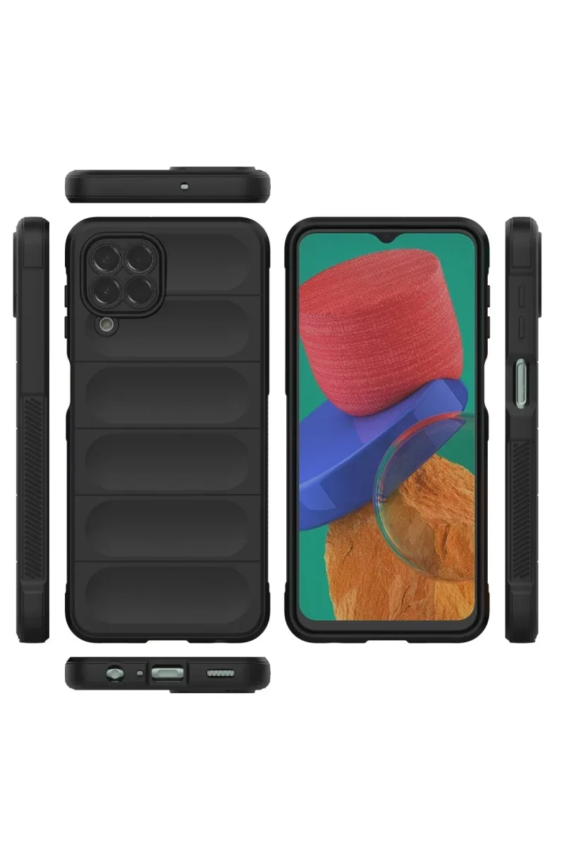 Samsung Galaxy M33 Kılıf Optimum Silikon - Siyah Samsung Galaxy M33 Kılıf Optimum Silikon - Siyah
