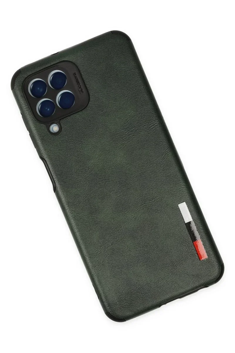 Samsung Galaxy M33 Kılıf Loop Deri Silikon - Yeşil Samsung Galaxy M33 Kılıf Loop Deri Silikon - Yeşil