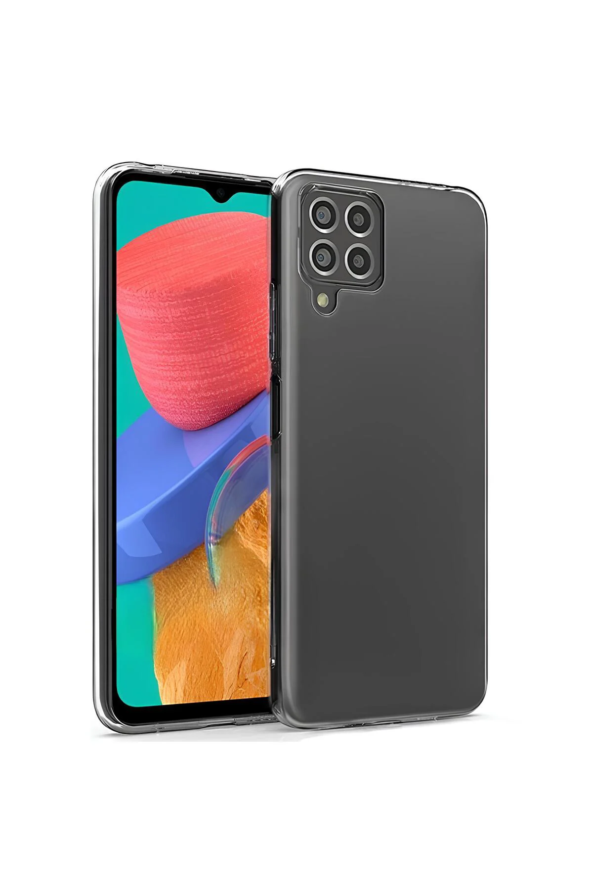 Samsung Galaxy M33 Premium Silikon Kılıf Şeffaf