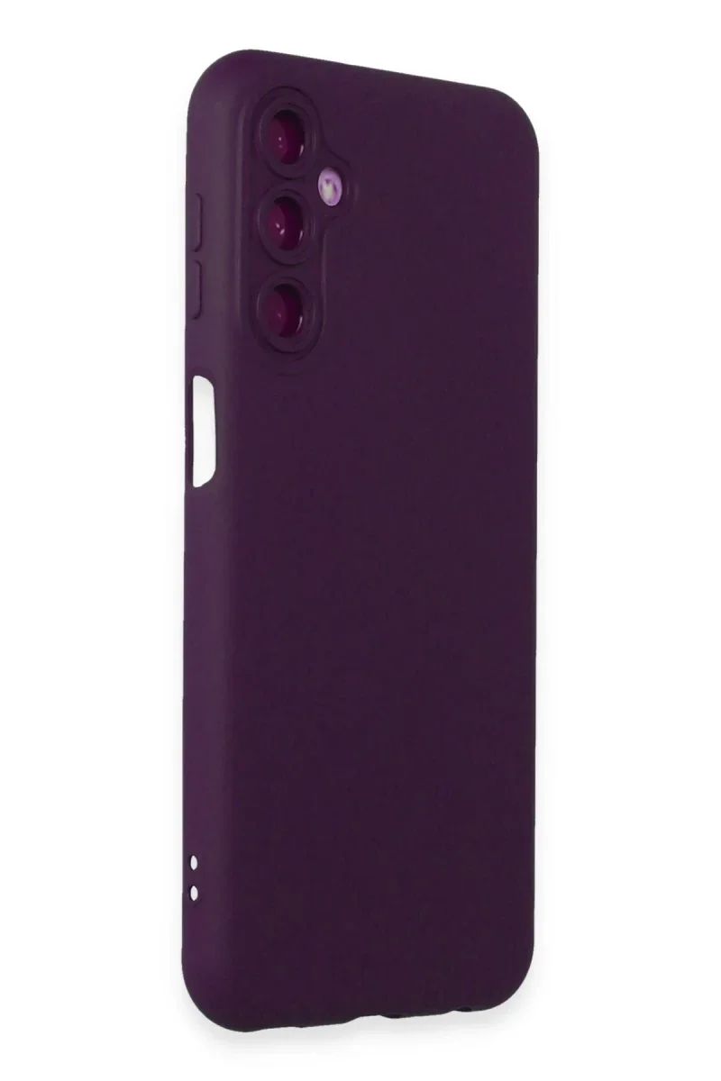 Samsung Galaxy M34 5G Kılıf Nano içi Kadife Silikon - Mor Samsung Galaxy M34 5G Kılıf Nano içi Kadife Silikon - Mor