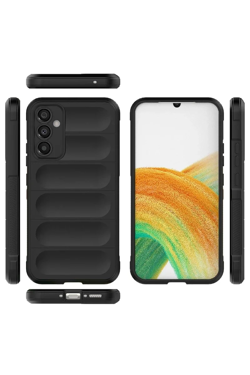 Samsung Galaxy M34 5G Kılıf Optimum Silikon - Siyah Samsung Galaxy M34 5G Kılıf Optimum Silikon - Siyah
