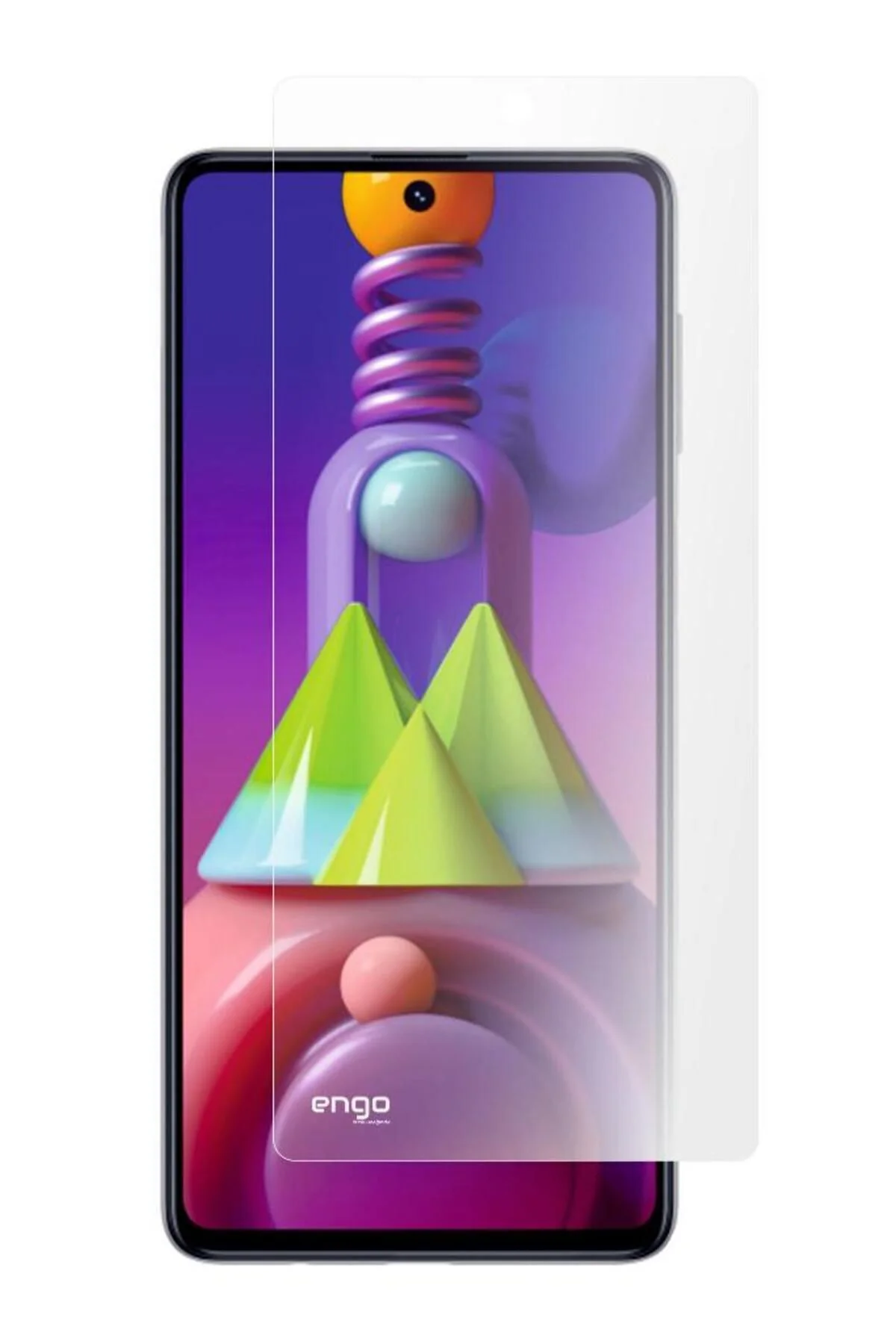 Samsung Galaxy M51 İle Uyumlu Mat Ekran Koruyucu Nano Şeffaf