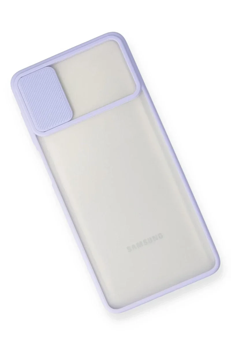 Samsung Galaxy M51 Kılıf Palm Buzlu Kamera Sürgülü Silikon - Lila Fiyatı, Yorumları ve Özellikleri