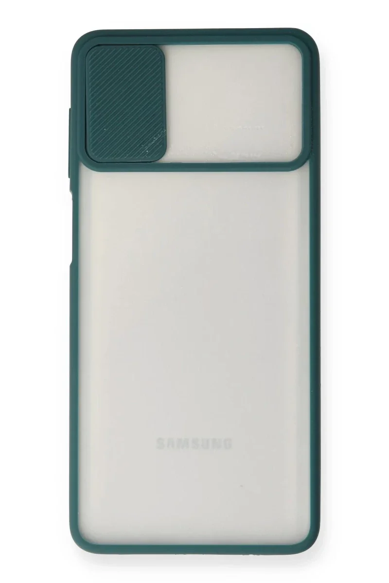 Samsung Galaxy M51 Kılıf Palm Buzlu Kamera Sürgülü Silikon - Yeşil Fiyatı, Yorumları ve Özellikleri