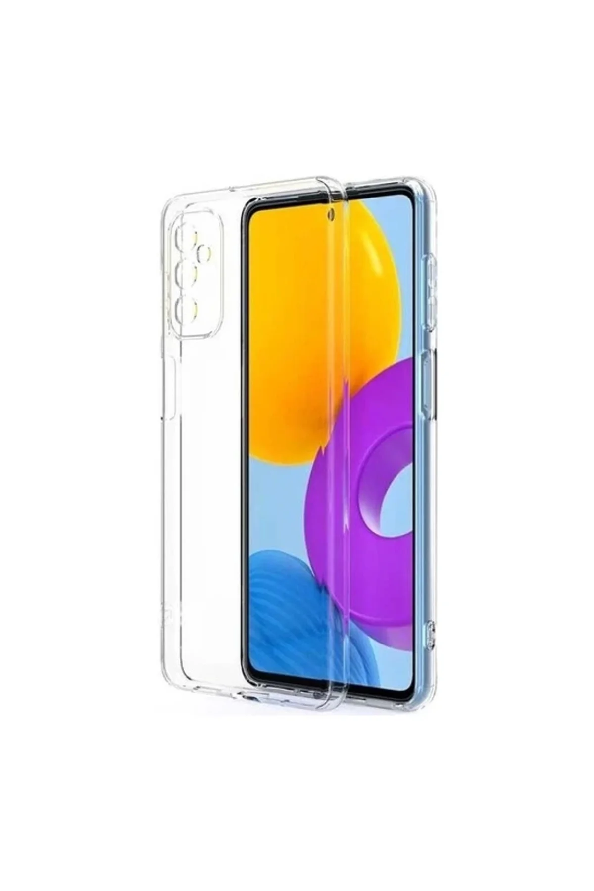 Samsung Galaxy M52 2.0 MM Korumalı Şeffaf Silikon Kılıf
