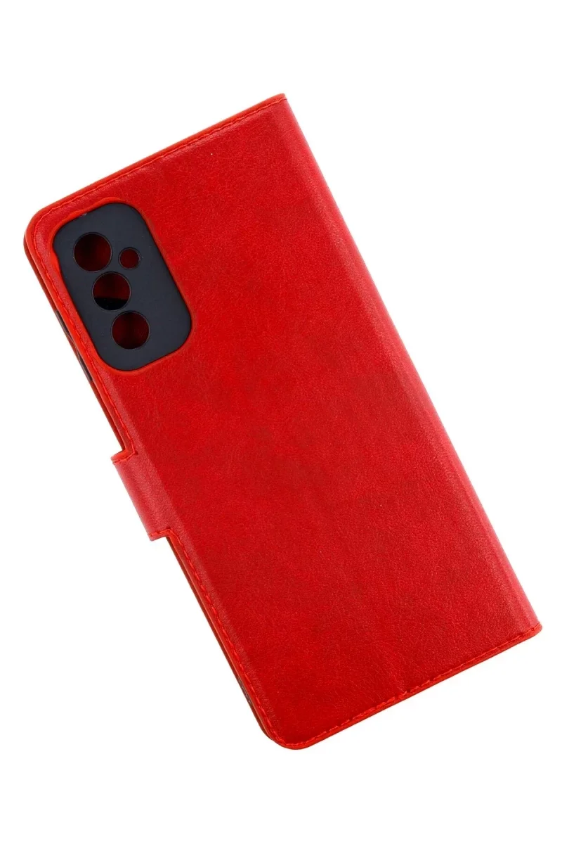 Samsung Galaxy M52 5G Kılıf Trend S Plus Kapaklı Kılıf - Kırmızı Samsung Galaxy M52 5G Kılıf Trend S Plus Kapaklı Kılıf - Kırmızı