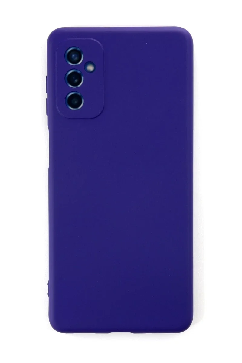 Samsung Galaxy M52 5G Kılıf Nano içi Kadife Silikon - Mor Samsung Galaxy M52 5G Kılıf Nano içi Kadife Silikon - Mor